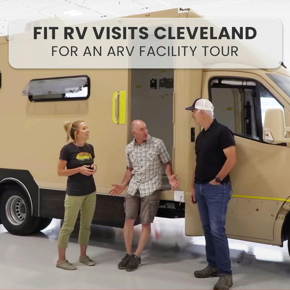 Fit RV Visits ARV for a Tour Van