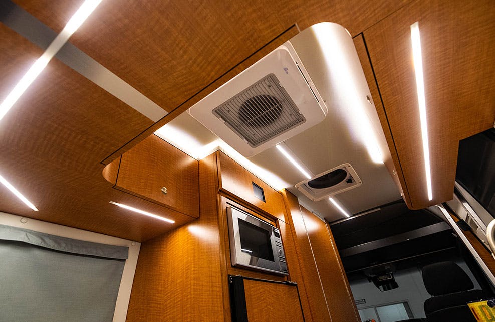 Air-Conditioning-and-Cieling-view Van