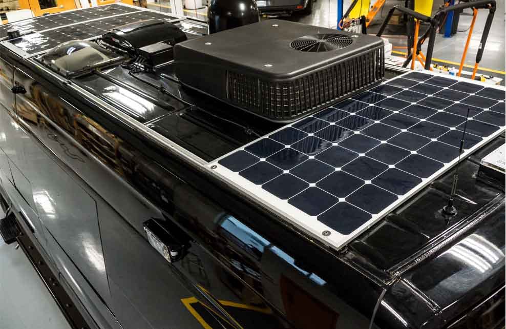 Solar-Panels Van