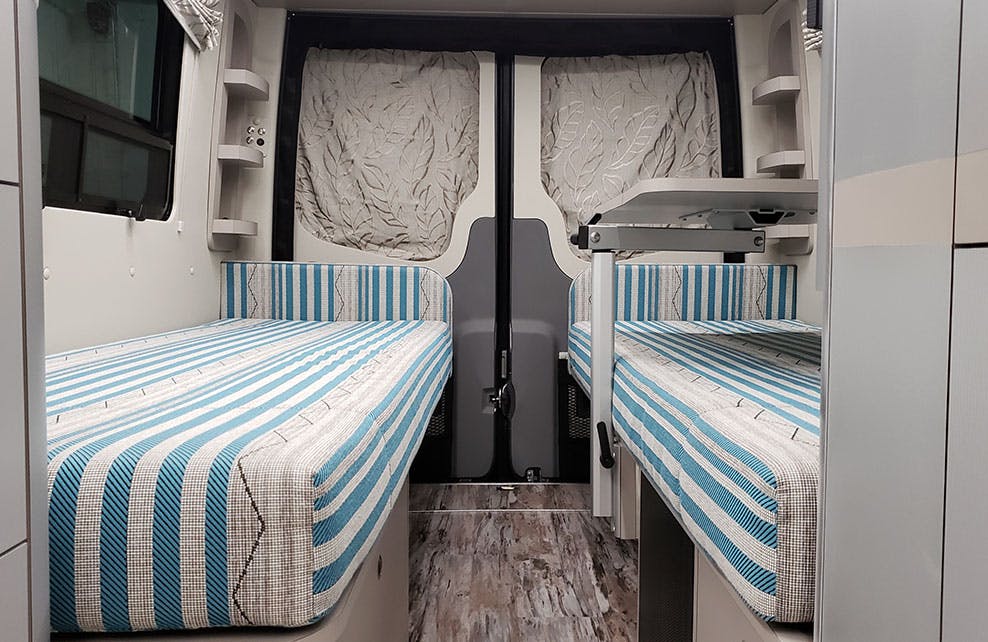 Double-beds Van