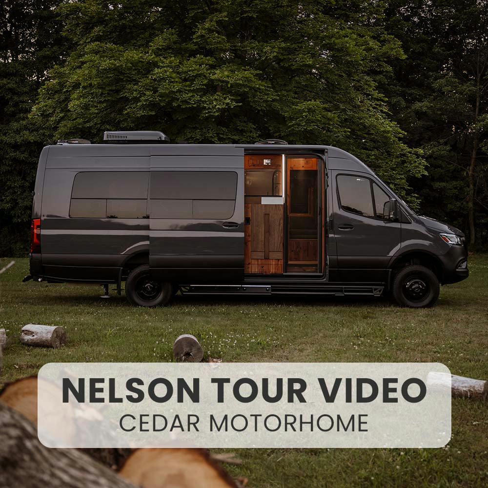 Nelson Cedar Motorhome Tour Van